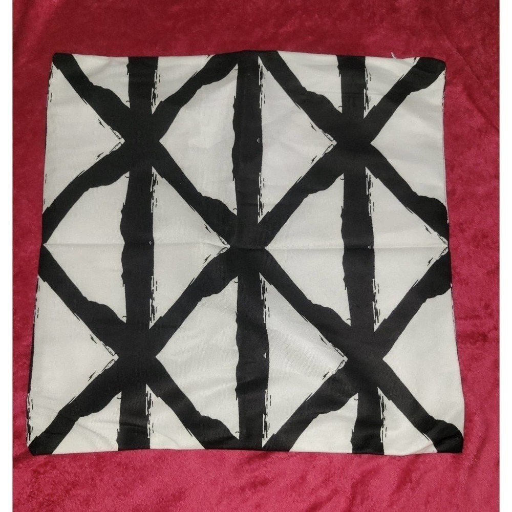 Pillow case Decorative Black And White